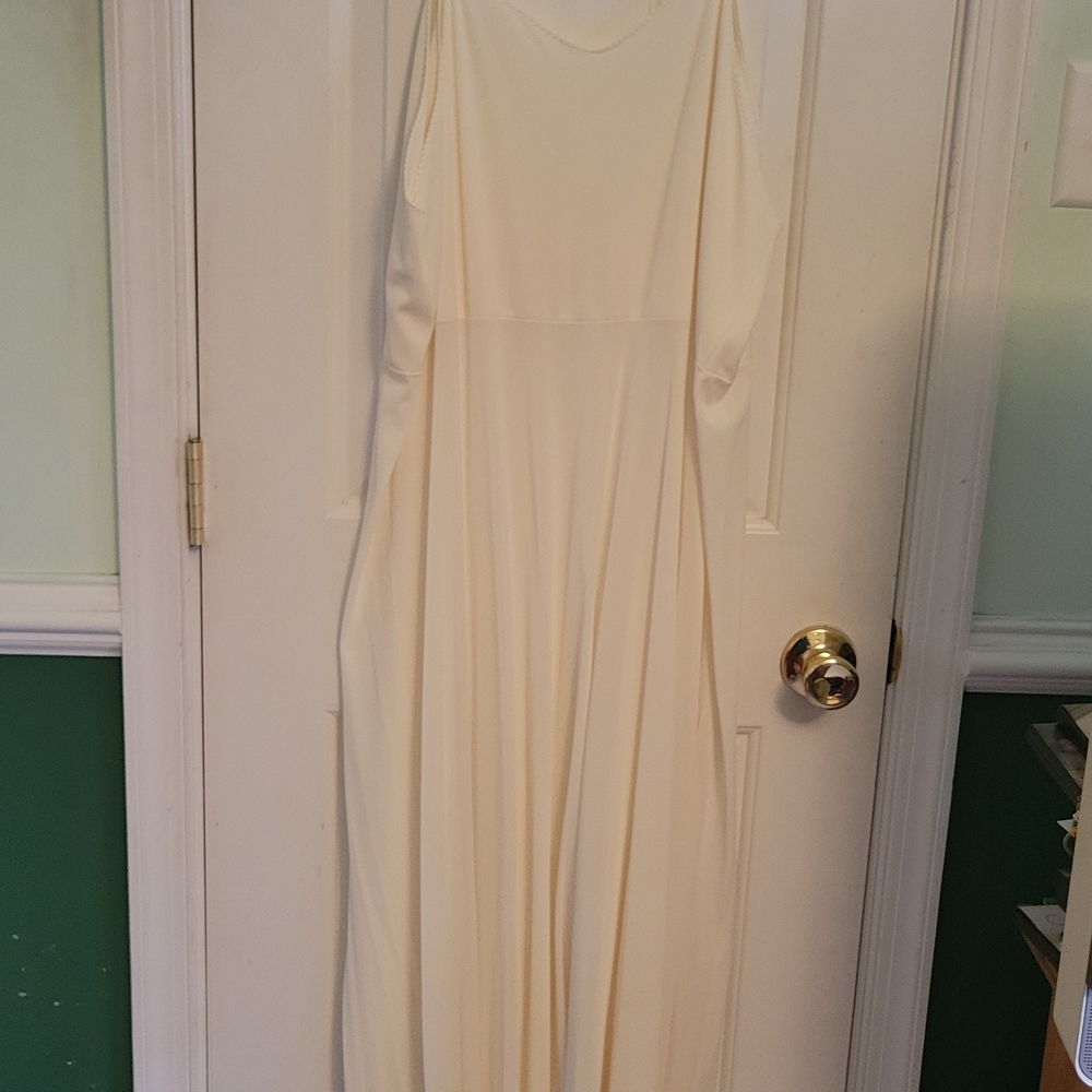 Long White Slip